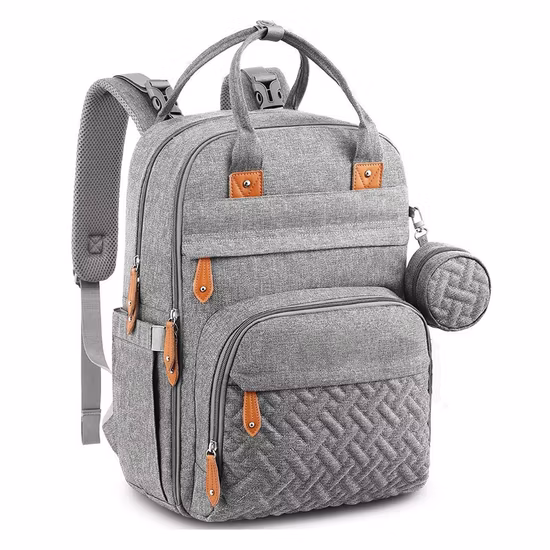 Bolsa de viagem multifuncional à prova d'água, bolsa organizadora para troca de fraldas de bebê, maternidade, mochila de fraldas para papai e múmia