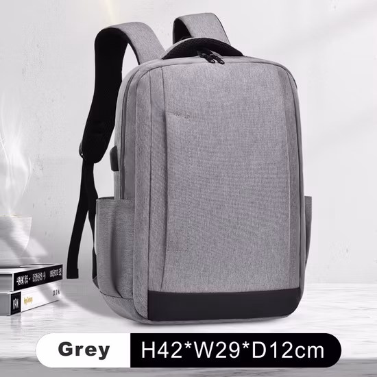 Bolsas para laptop à prova d'água personalizadas para negócios, viagens escolares, carregamento USB, mochila inteligente masculina