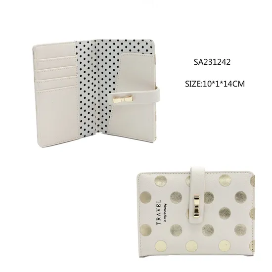 Design de moda longo porta-cartões de PU carteiras de bolsa de grande capacidade